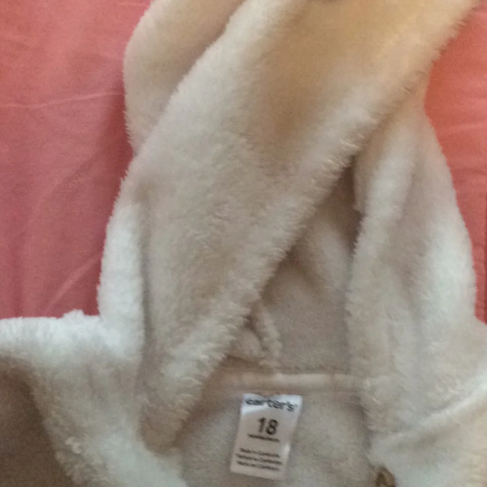 Furry toddler coat.Excellent condition.